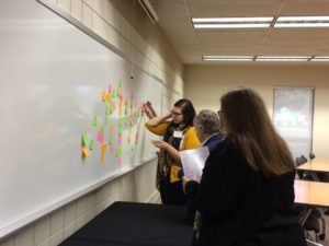 Cindy Leonard teaching a class
